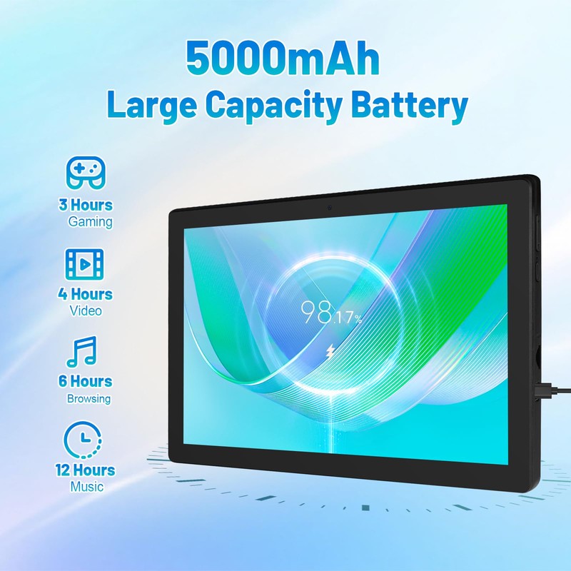 Hakaug Tablet 10 Inch Android 16 Tablets PC 20 GB
