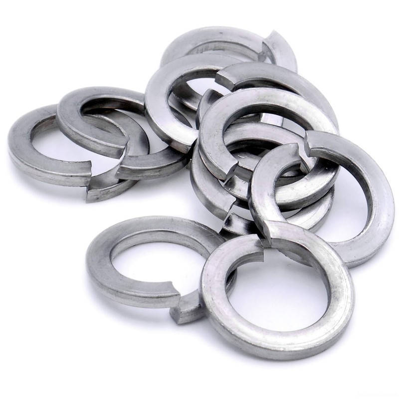 M5 (5mm) Rectangular Spring Split Lock Washer - Stainless Steel