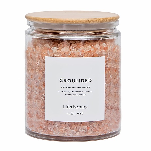 Lifetherapy Grounded Mood Melting Salt Soak | Pink Himalayan and
