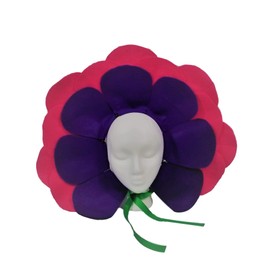 Purple Petunia Flower Costume Headpiece (Purple/Pink)