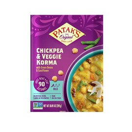 Patak's Chickpeas and Veggie Korma Ready To Heat Curry, 10.05 Fl Oz