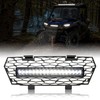 SAUTVS Mesh Grille with LED Spotlight for Polaris General 1000/