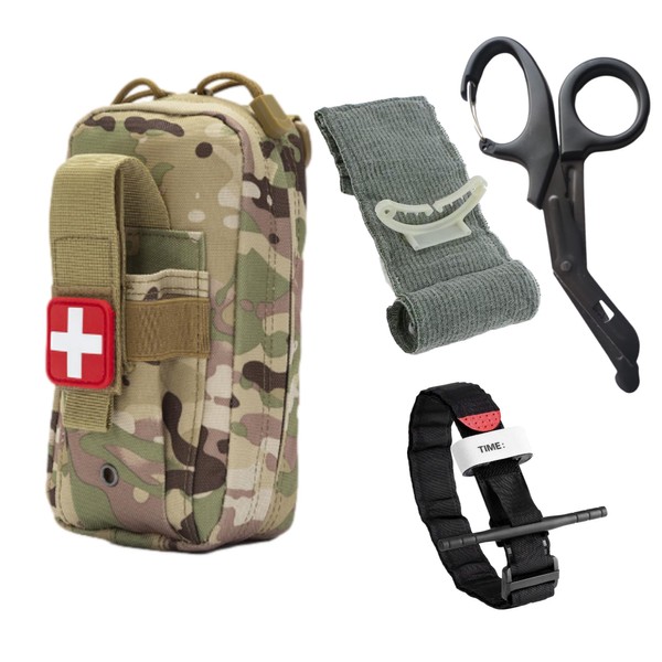 Tactical Emergency Kit IFAK Military Complete with Israeli Compression Bandage