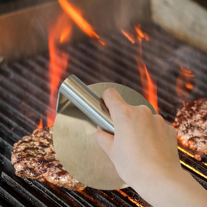 Armo® Stainless Steel Burger Press BBQ Grill Steak Burger Smasher