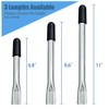 Wheelchair Brake Handle Extenders for 5/8" Tips - Flat Wheel