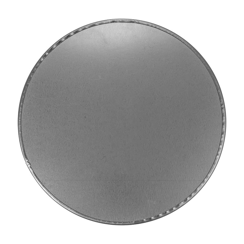 Vent Systems 8" Metal Tee Cap. Galvanized Steel End Cap.
