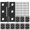 Pack of 10 Hinge, Foldable, 44 mm x 31 mm,