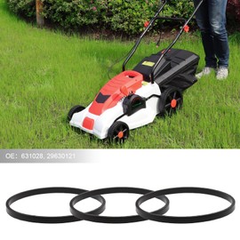 ECSiNG Pack of 5 Carburettor Float Chamber Rubber Seals 631028 29630121 47 mm Outer 45 Inner Compatible with Tecumseh Lawnmower Black