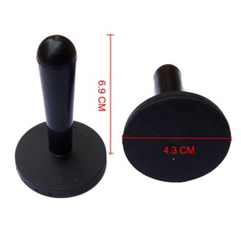 NC 4 soportes de imán de agarre para coche para envolver películas de vinilo de fijación de señales de succión para instalar herramientas magnéticas (negro)