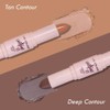L.A. COLORS Contour It Stick - Doble cara, justo/ligero CCS597
