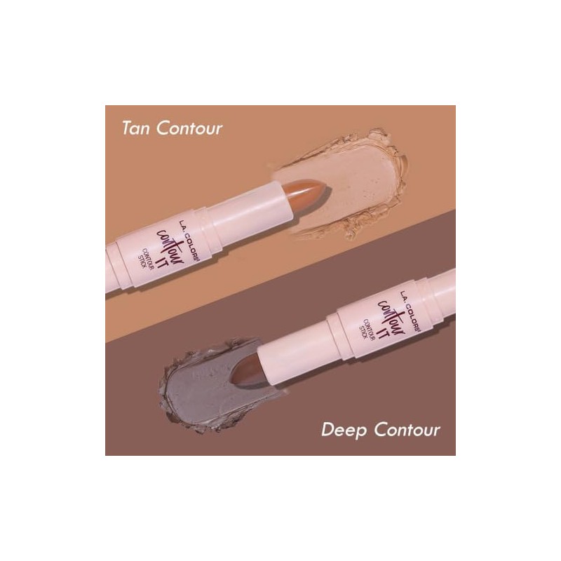 L.A. COLORS Contour It Stick - Doble cara, justo/ligero CCS597
