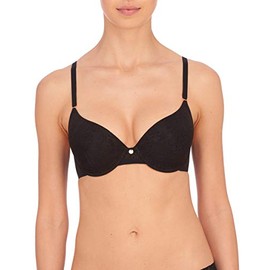 Natori Women's Jacquard Contour Underwire Bra, Black, 34D