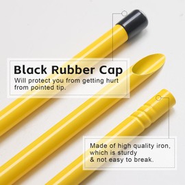 TALITARE Golf Alignment Sticks 58", Golf Sticks Alignment Rods 3 Pack, Full Alignment Sticks for Golf Training, Golf Practice Swing Trainer for Aiming, Putting, Yellow