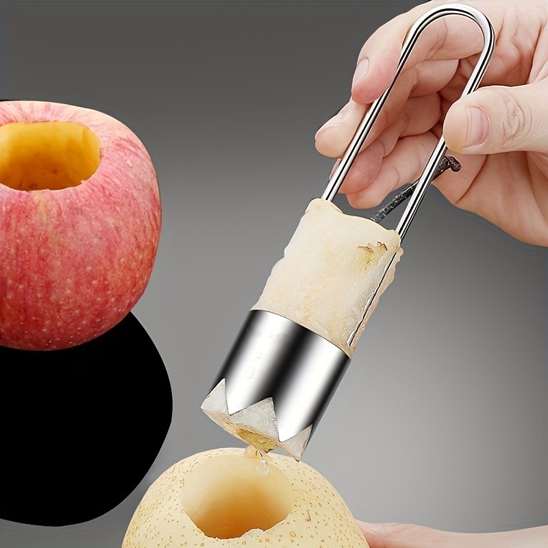 2 Pcs Stainless Steel Fruit Corer for Easy Core Removal