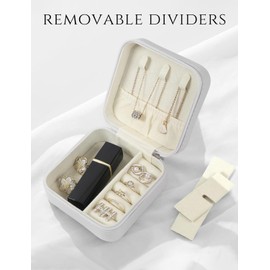 Travel Jewelry Case, Travel Jewelry Box, Mini Jewelry Travel Case, Jewelry Organizer Case, Portable Small Jewelry Organizer Storage Boxes - Best Gift for Women Girls.