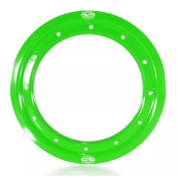 GPS (2) GPS 9" GREEN Aluminum ATV Beadlock rings Also