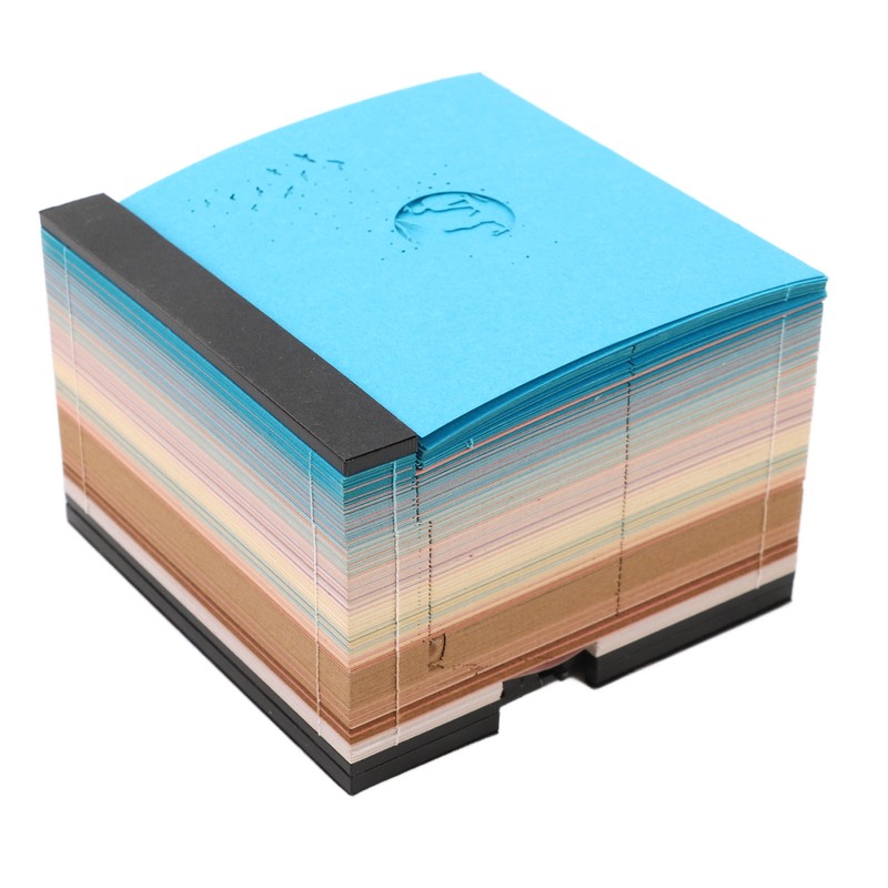 3D Memo Pad with Light Cute Sakura Tree House Decor