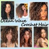 FLWAI Pre Looped Ocean Wave Crochet Hair 14 Inch 8