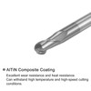 sourcing map 2pcs Ball Nose End Mills CNC Router Bits,