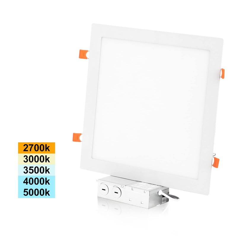 Vtuik 4 Pack 11 inch 24W Dimmable Square LED Recessed