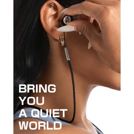 Selouj Ear Plugs for Sleeping and Concerts with Lanyard, Ultra-Comfy Anti-Loss Earplugs, 45dB Noise Reducing, Flexible Hearing Protection for Travel, Focus, Festivals, 8 Pair Eartips, Slumber Beige