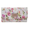 GUESS Factory Abree Logo Saffiano Slim Wallet, White/Opulent Garden, One