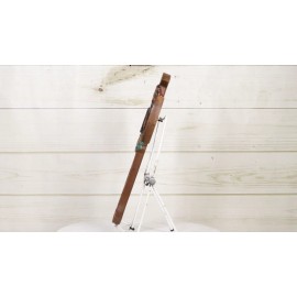 Celtic Knotwork Tooled Faux Leather Colorful Flowers Wall Cross Christian Decor