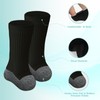Silicherry 12 Pcs Amputee Socks Crew Soft Prosthetic Socks Breathable