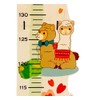Hess Holzspielzeug 14633 Wooden Height Chart for Children, Llama Series,