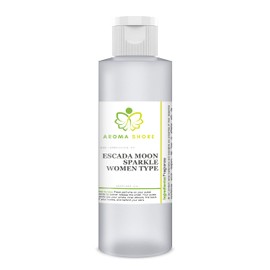 Aroma Shore Perfume Oil - Our Impression Of and compatible with Es'Cada Moon Sparkle Women Type, 100% Pure Uncut Body Oil Our Interpretation, Perfume Body Oil