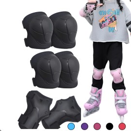 Coderas De Rodilla Con Protector De Niño Muñeca Ajustable