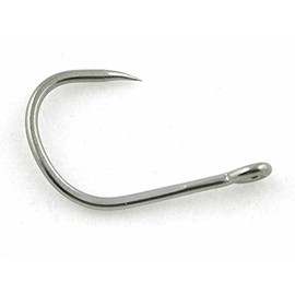 10 WIDE GAPE Size 6 eyed BARBLESS carp hooks fishing