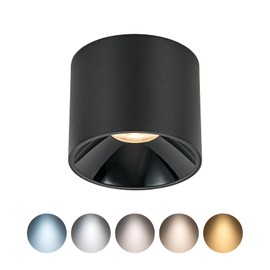 APPRONLIT 12W LED Ceiling Spotlights 5CCT 2700K/3000K/3500K/4000K/6000K Selectable Dimmable spot Lights Indoor CRI95+ Flush Mount Lights Fixture 36° for Living Room Hallway Foyer 1 Pack