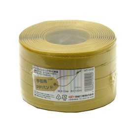 Shinetsu Kogyo HT1019 RAP60160073 Polypropylene Strapping Roll For Crafts, 328.1 ft (100 m), Brown