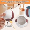 GoToSeeU Ceramic Match Holder with Striker - Pack of 2