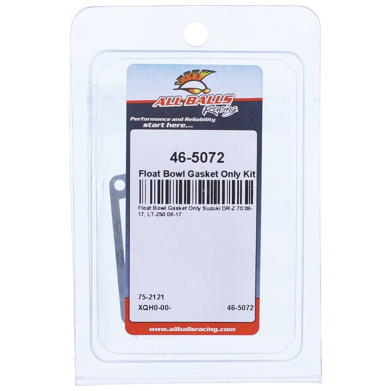 All Balls Racing Float Bowl Gasket Only Kit (46-5072) Replacement
