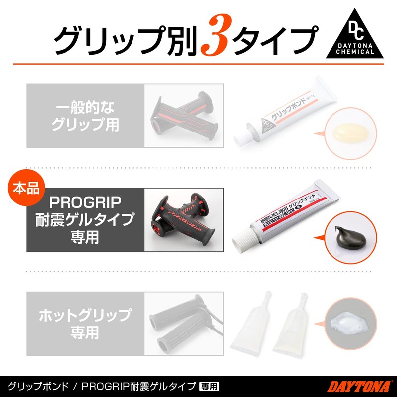 Daytona Motorcycle Grip Bond