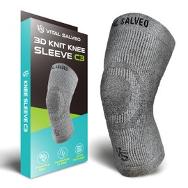 Vital Salveo-Compression Recovery, rodillera C3-Comfort, alivio del dolor, protege las articulaciones, ideal para deportes y uso diario, XX-Large