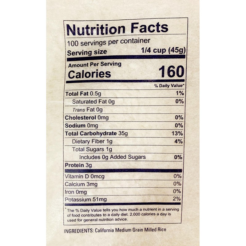 Rice,Rose California Supreme Rice, Non GMO, Gluten-Free, 10 lbs