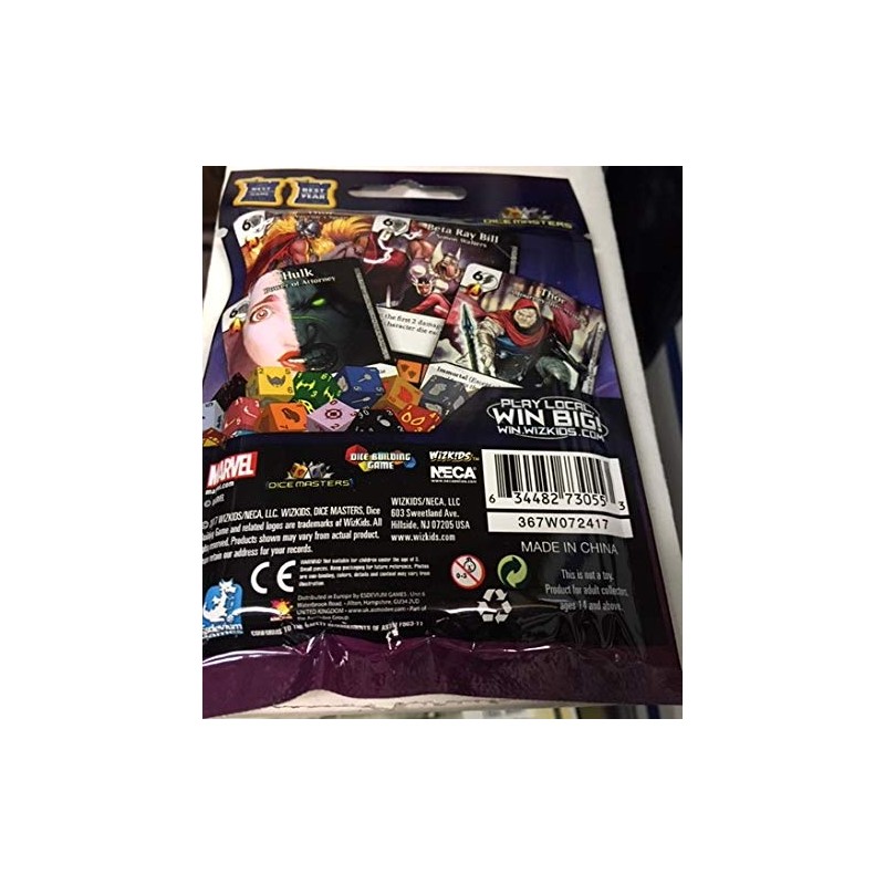 WizKids The Mighty Thor Dice Masters Booster Pack (2 Cards
