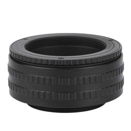Focusing Helicoid Adapter, 25-55mm M42 to M42 Adjustable Focusing Helicoid Telephoto Lens Adapter Macro Tube Accessory, Compatible with Filter Adapter