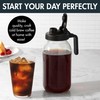 Primula Mason Jar Cold Brew Iced Coffee Maker with Stainless