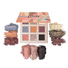 Bossy Cosmetics Paleta de Sombras de Ojos Style Meets Substance, Kit de Maquillaje Vegano para Ojos, Set de Regalo de Belleza para Mujeres, Sin...    