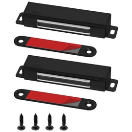 Cupboard Magnetic Door Catch Jiayi 2 Pack Door Magnets Heavy Duty 40 KG Pull Wardrobe Door Magnetic Catches Stainless Cabinet Magnet Door Catch for Kitchen Cupboard Closet Large Door Closure Closing