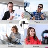 3.5mm Lavalier Microphone, Omnidirectional Condenser Mic Professional Grade with Easy
