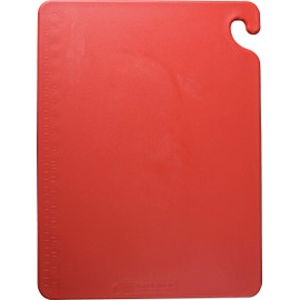 San Jamar - CB182412RDGR Cutting Board, 18x24, Red, 18" x 24" x 0.5" (CB182412RD)