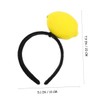 [Beaupretty] 2pcs Funny Headband Dress Up Hair Accessories Lemon