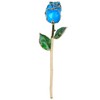 24K Gold Plating Rose Flower with Base Gift for Valentines