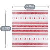 com-four® 4 x Tablecloths with Christmas Motif - Wipe Clean