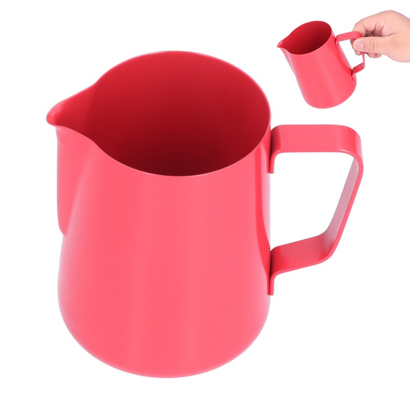 600ml Stainless Steel Frothing Pitcher Milk Coffee Frothing Jug with